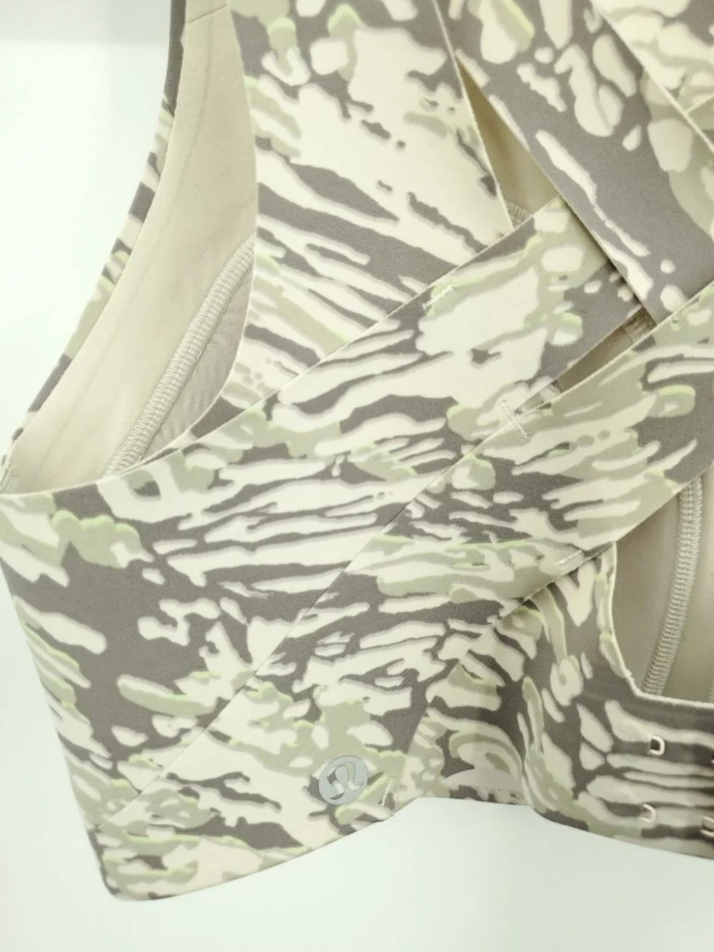 Lululemon Enlite Weave-Back Bra *High Support, A–DDD(E) Cups 34D Liquidize Camo